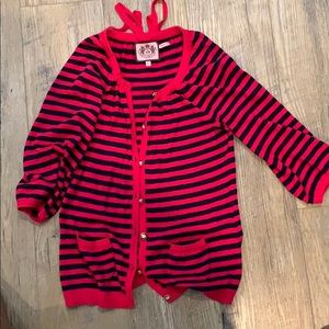 Juicy couture cashmere blend nautical sweater